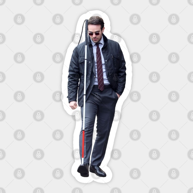 Murdock Sticker by lyndsiemark